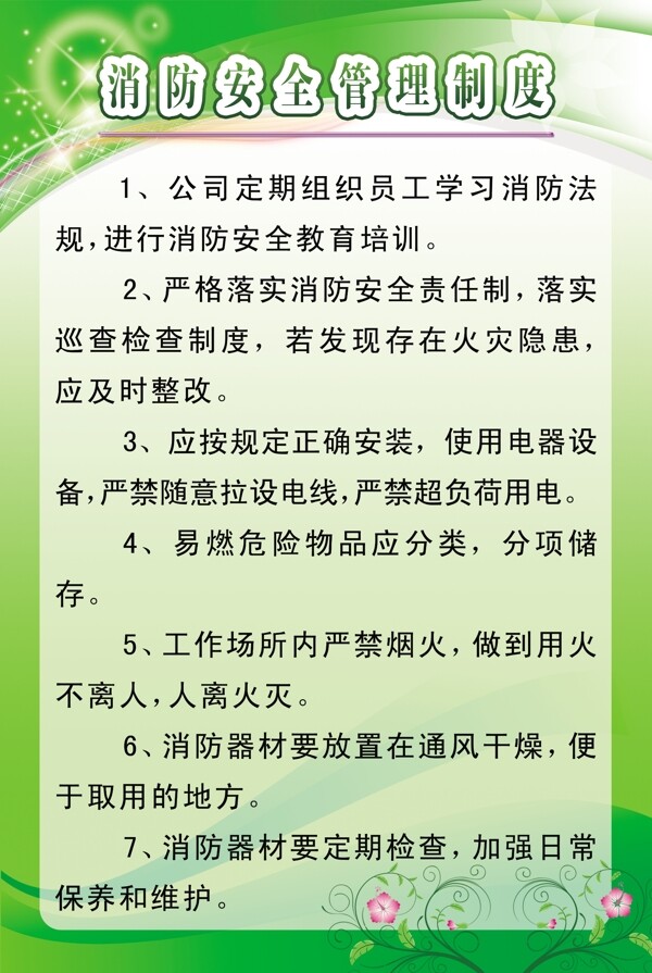 消防安全管理制度.