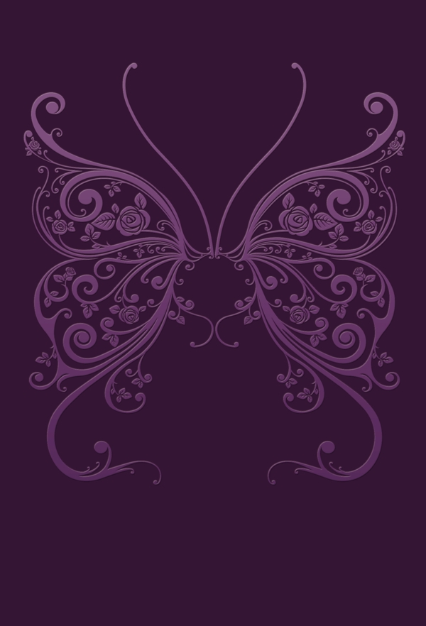 欧式蝴蝶图形设计