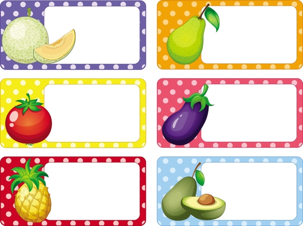 水果蔬菜插画设计