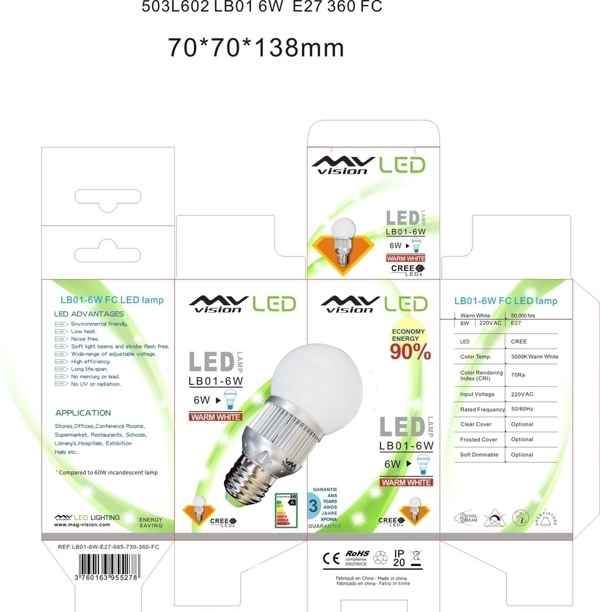 led灯包装图片