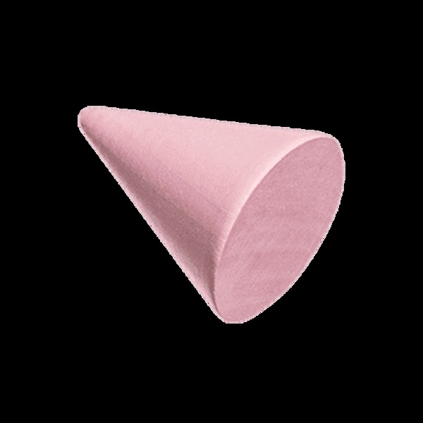 粉色圆锥图案元素