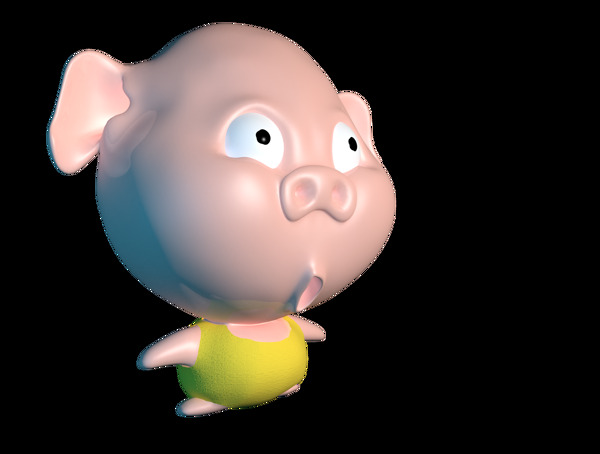 3D模型飞天小猪猪