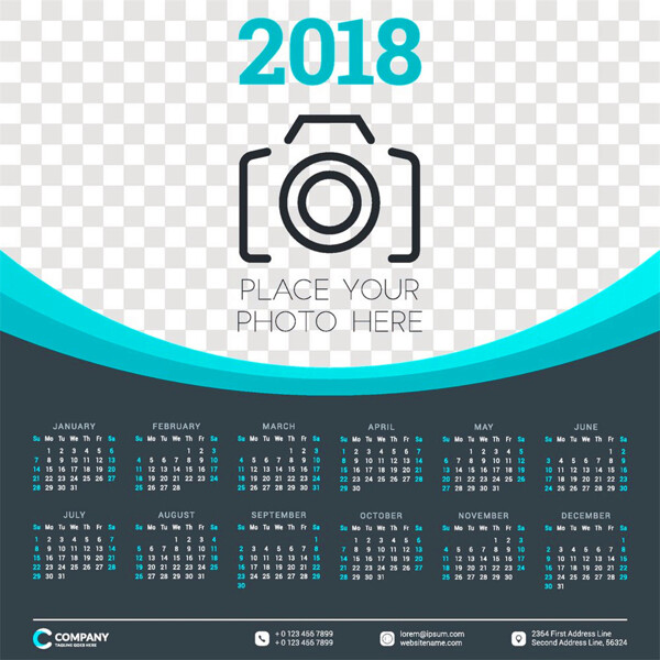 照相机2018年日历图片