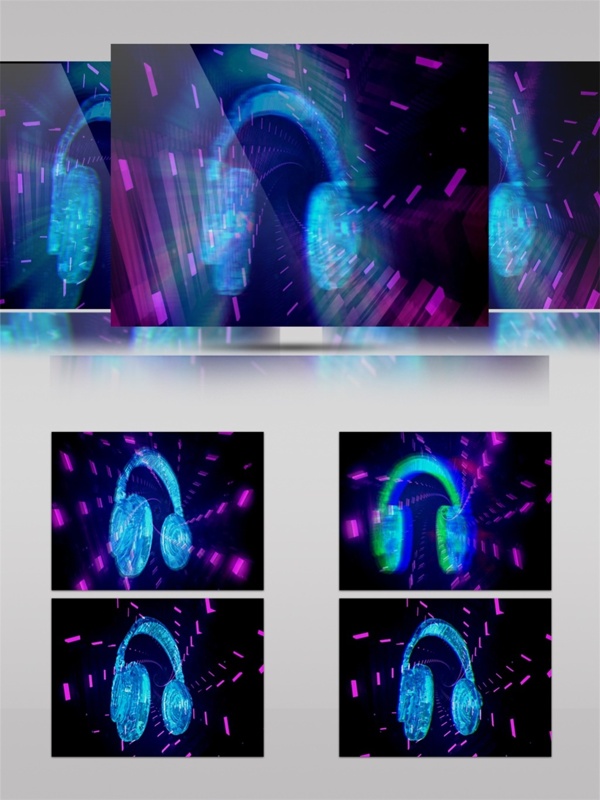 蓝光迷幻宇宙动态视频素材