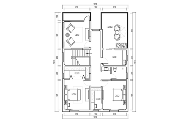 住宅CAD平面方案