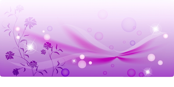 高贵紫色花边花纹