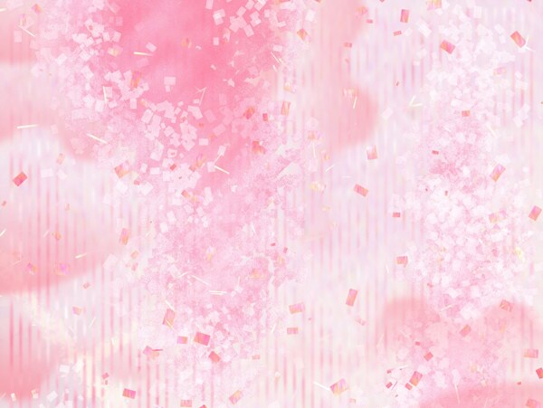 樱花粉色背景水彩