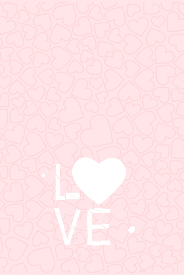 粉色爱心底纹LOVE520表白告白背景