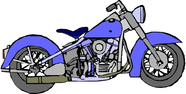 摩托车矢量素材EPS格式0029