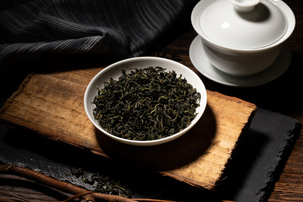 红茶茶叶茶具背景海报素材图片