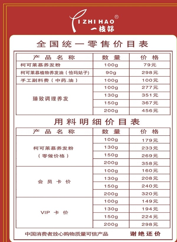 养生馆价目表图片