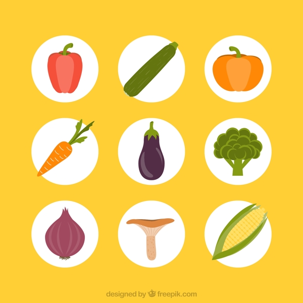 常见蔬菜图标