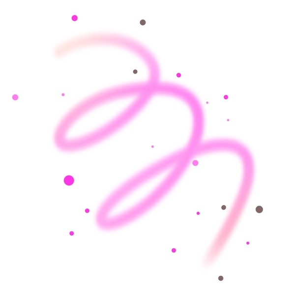 紫色螺旋环绕可爱光束