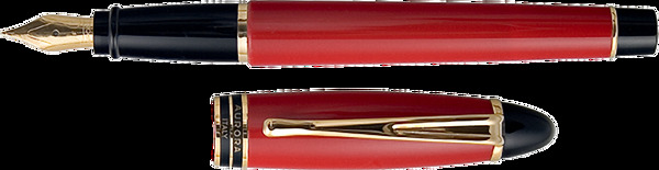 红色笔筒钢笔免抠png透明图层素材