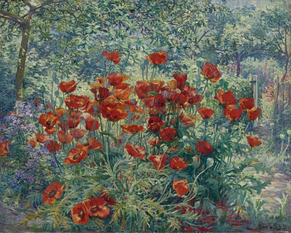 JulietteWytanFlowersGarden画家风景画静物油画建筑油画装饰画