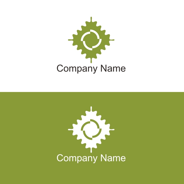 企业扁平化商标logo设计