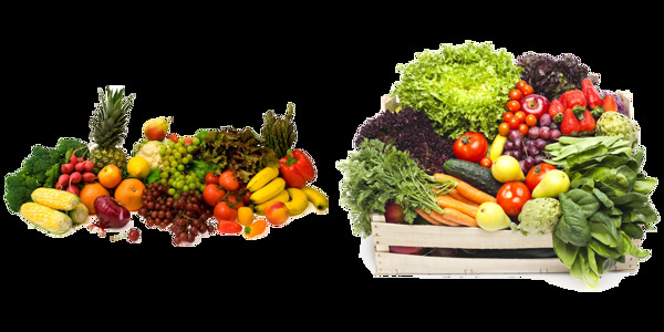 绿色新鲜蔬菜免抠png透明图层素材