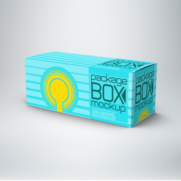 BOX盒子包装样机免费下载包装简约