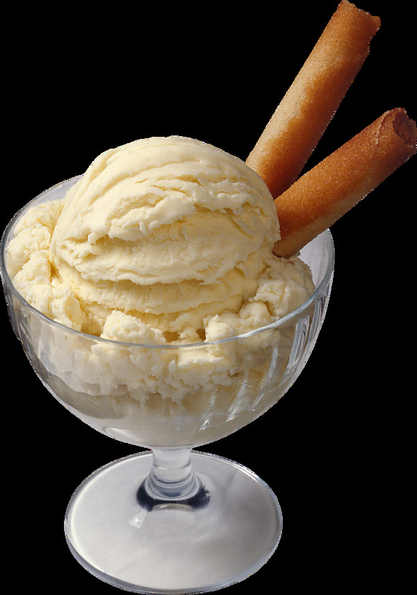 白色冰淇淋免抠png透明图层素材
