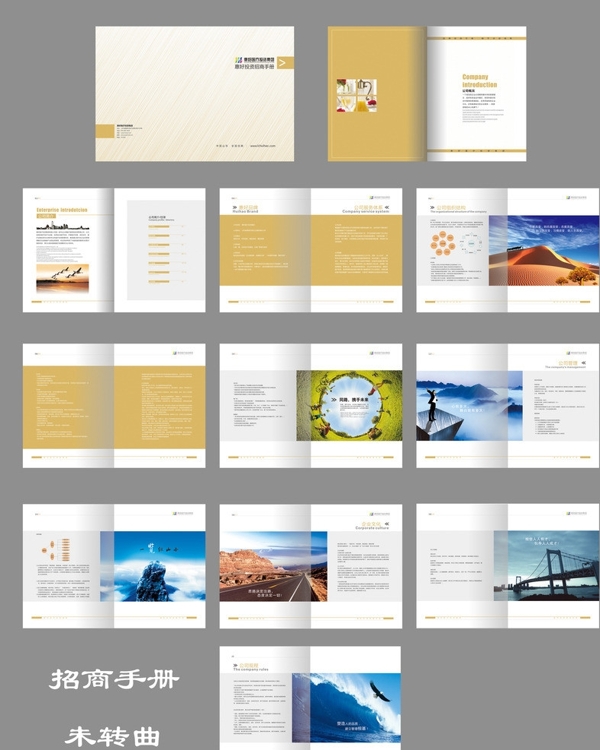 招商手册宣传画册文化公司图片