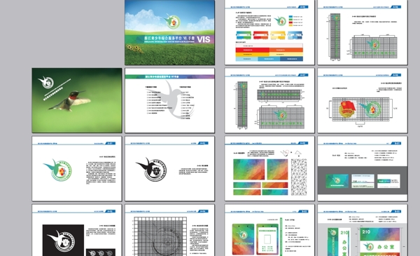 浙江青少年综合服务平台VI手册图片