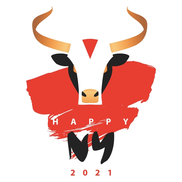 牛年2021创意图片