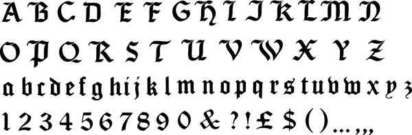 施格兰字母