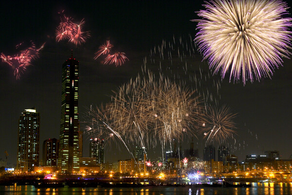 全球首席大百科城市夜景景色建筑灯光繁华都市