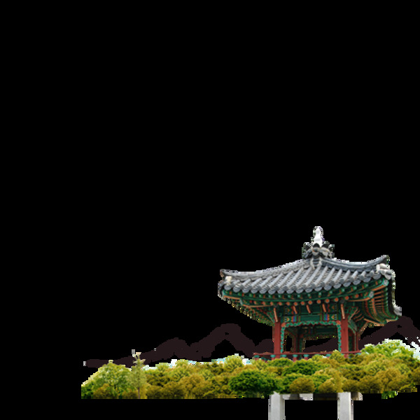 古典中国风凉亭建筑