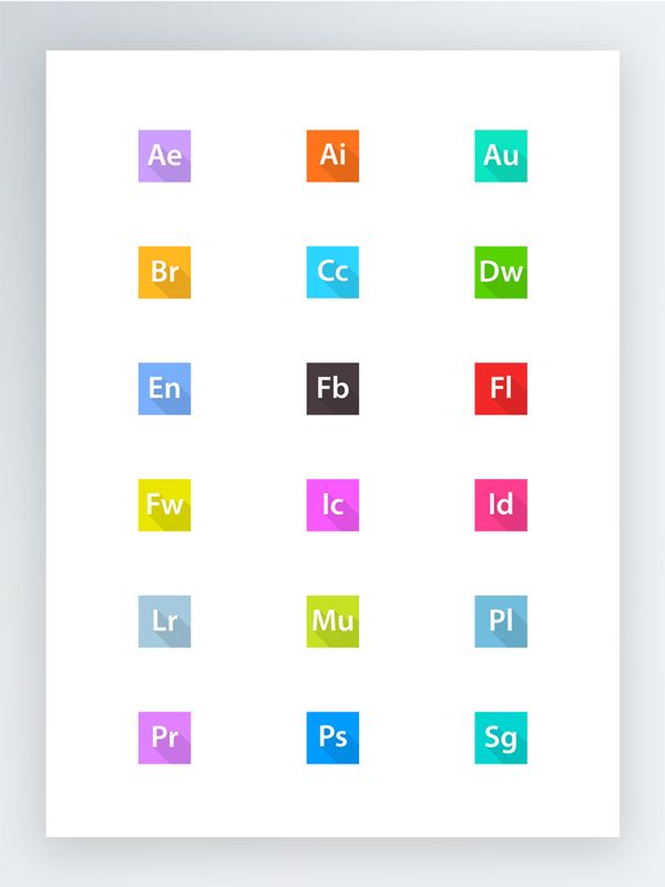 AdobeCCCS6软件图标集