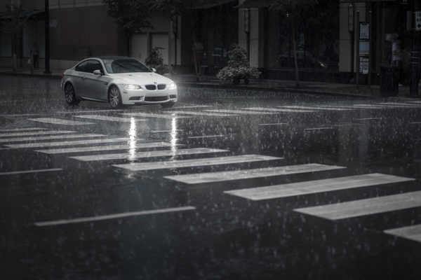 下雨天图片