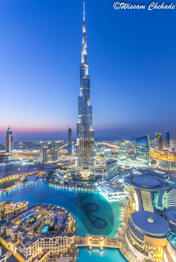 迪拜建筑风景城图片