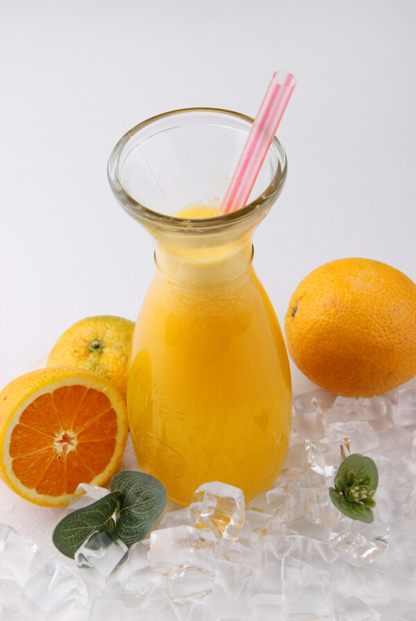 果汁橙汁图片