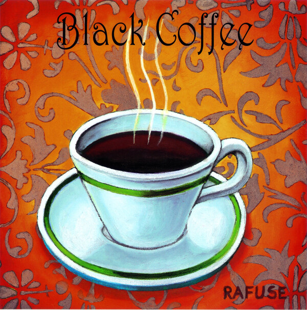 黑咖啡图片