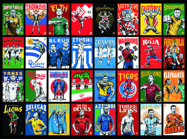 2014世界杯32强海报