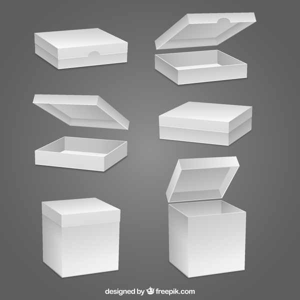 立体空白纸盒设计
