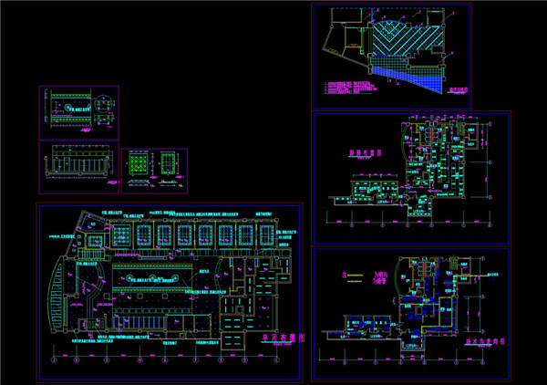 酒店装修施工图CAD图纸
