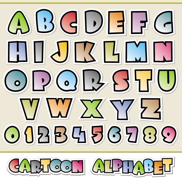 儿童字母认字图片
