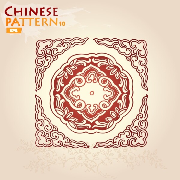 中国风传统花纹边框