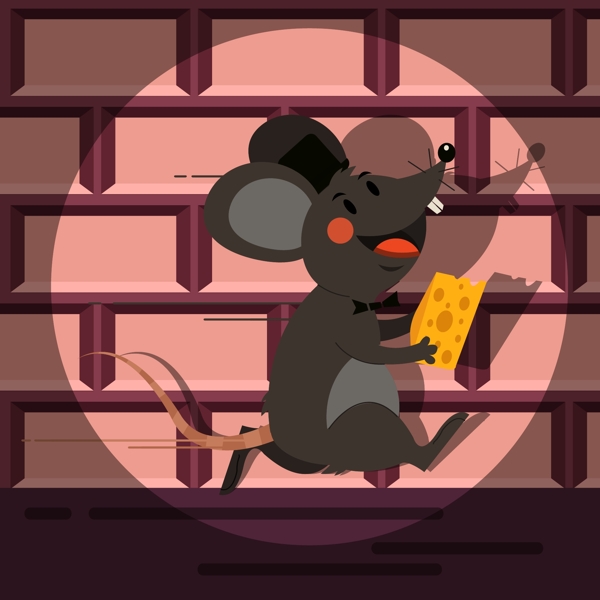 偷奶酪的老鼠图片