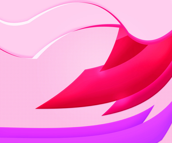 粉红色的抽象形状的背景