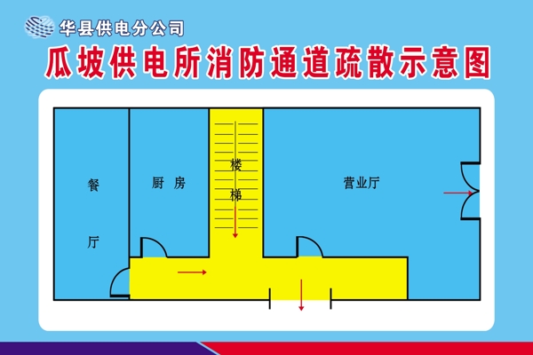 消防疏散图