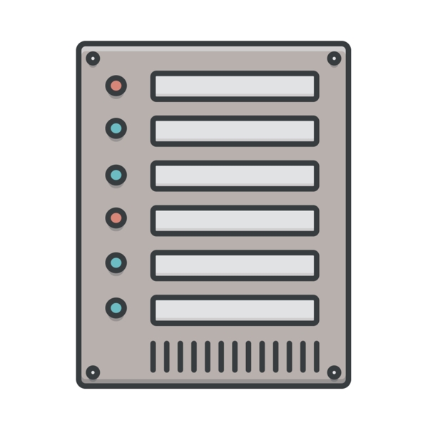 网页UI芯片盒子icon图标设计素材