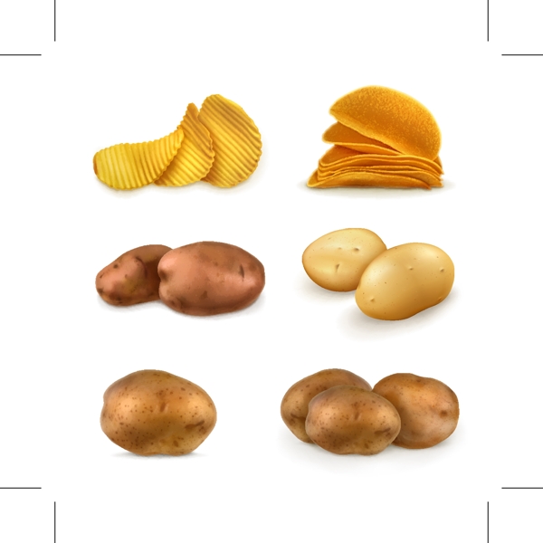 土豆与薯片