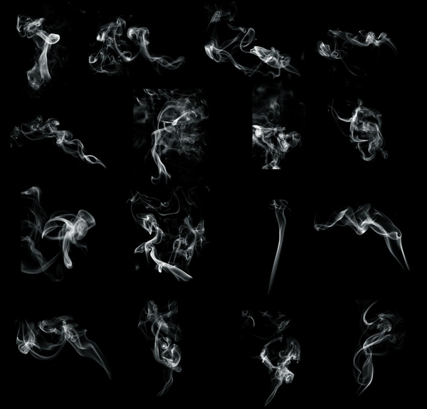 黑色烟雾图片