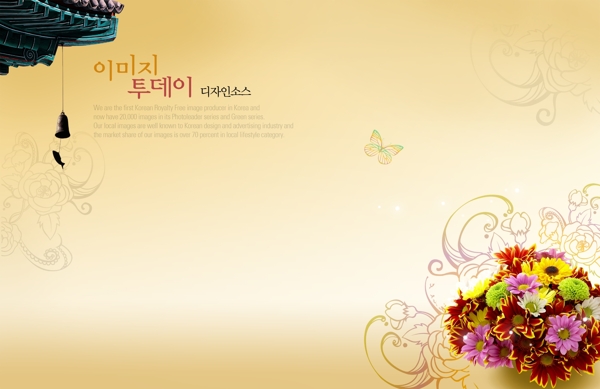 韩式古典背景图片