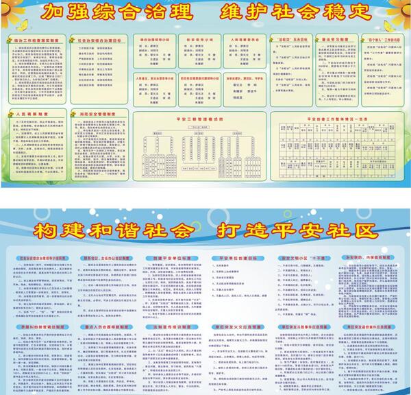 综合治理宣传栏图片