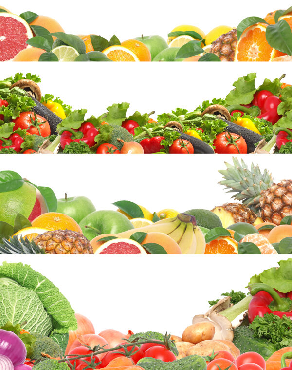 水果蔬菜大集合图片