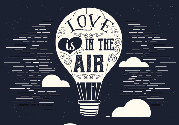 爱是在空气中的气球