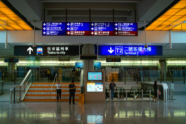 香港香港新機場候機樓內景图片
